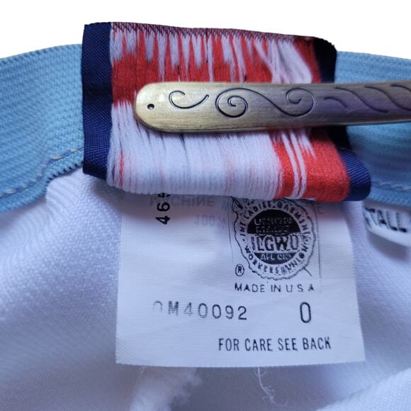 VINTAGE 70s Jimmy Connors White Tennis Shorts Sz 42T Retro Athletic USA Made - Picture 7 of 9